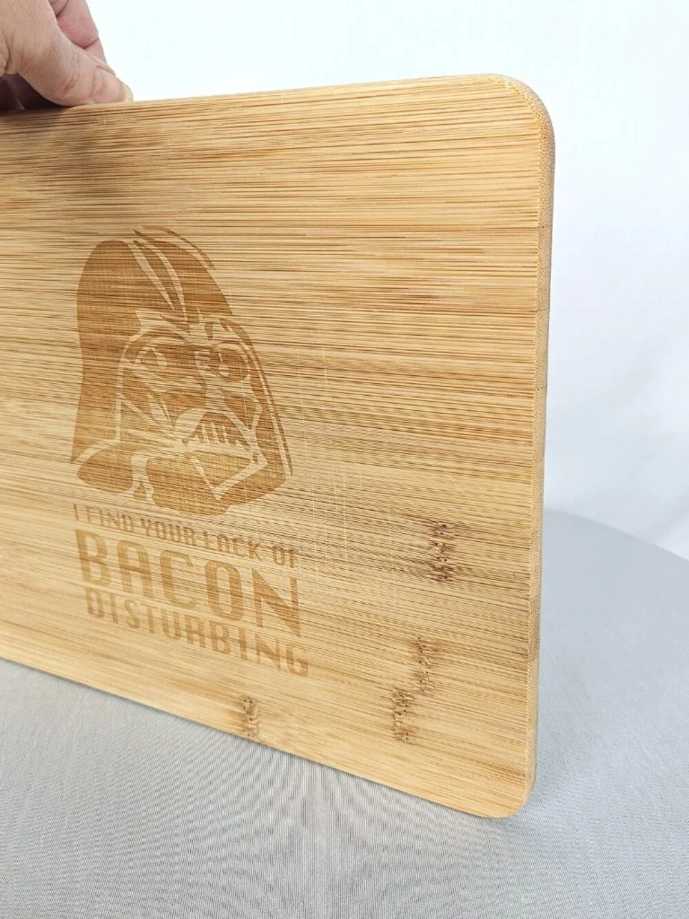 Star Wars Darth Vader Bacon Cutting Board | Novelty Kitchen Decor
